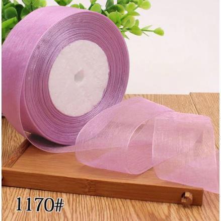 5yard 1.5/2/2.5/4cm Organza Ribbon gift wrapping decoration Christmas silk ribbons for Wedding DIY Craft Handmade(1521L) - Image 9