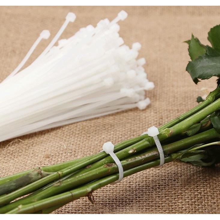 150/200/250/350/450/500/550/600/650mm Self-locking Nylon Cable Ties Plastic Zip Tie Wire Binding Wrap Straps (1954L) - Image 3