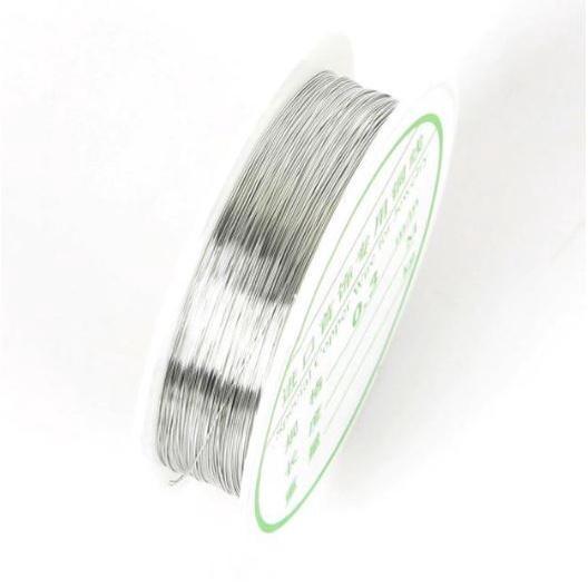 1 Roll (0.2/0.3/0.4/0.6/0.8mm) Alloy Wire Gold Copper Silver Color DIY Craft Beads Cord Copper Wires Beading Wire(1512L) - Image 14