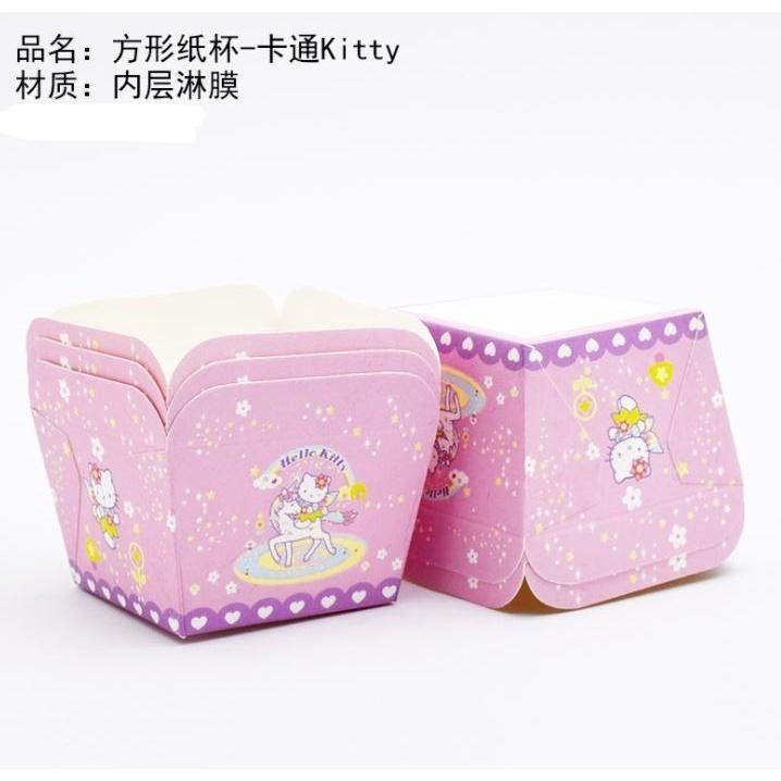 50Pcs Muffin Cup Square Cupcake Paper Cup Mold Medium Cake Wrapper Paper For Wedding Party Dessert Cupcake Decor(1478L) - Image 17