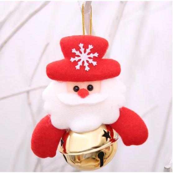 Christmas Decorations Plush ball doll pendant ski Snowman Pendant Christmas Tree Pendant festival decoration(1105L) - Image 3