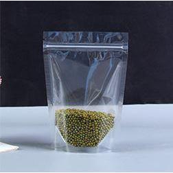 10PCS/ Lot Plastic Stand Up Zipper Matte Clear Food Storage Bag Reclosable Zip Lock Package Pouches Transparent (1110L) - Image 9