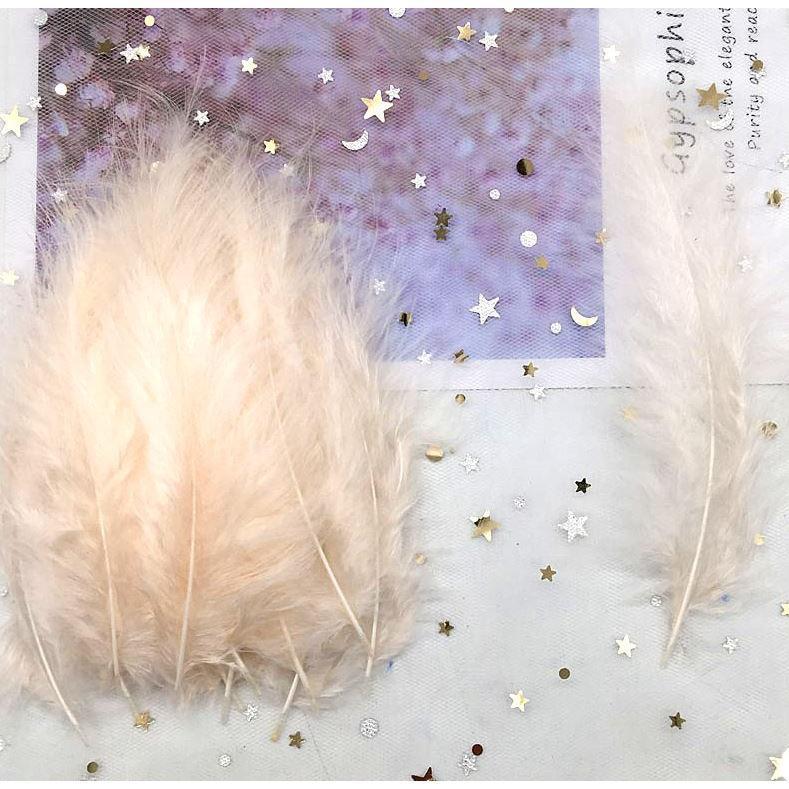 Natural Goose Feather 10-15cm Crafts DIY Pure Feathers for Wedding Decor Jewelry Balloons Clothing Decoration(1185L) - Image 7