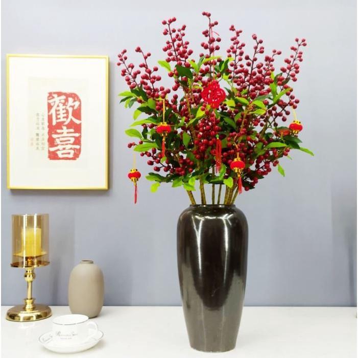 Fortune Fruit Artificial Flowers for Wedding DIY Home Decoration Christmas Valentine's Day Easter Garden Outdoor(1639L) - Image 3