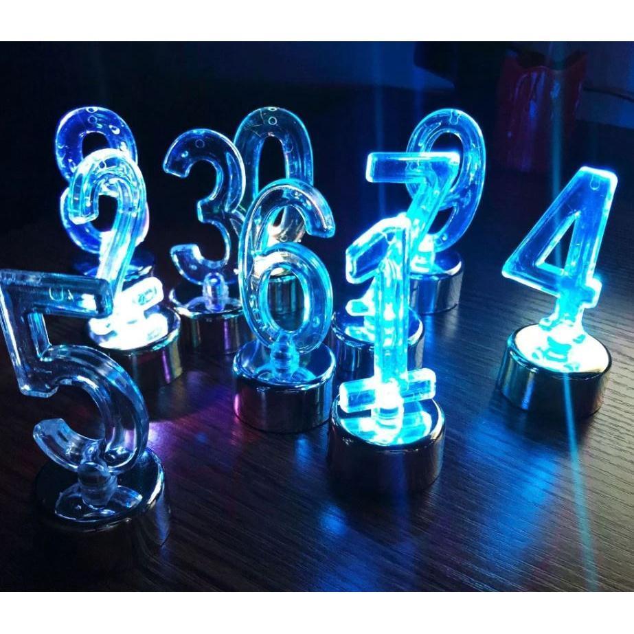 Candle Birthday LED Candle 0-9 Number Light Decorative Letters Automatic Change Lamp Flamless Holiday Birthday(486L) - Image 2