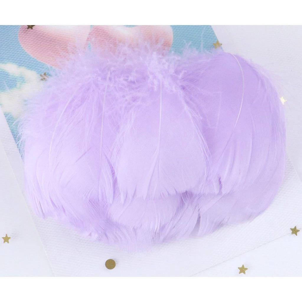 5-8 CM Small Fluffy Goose Feathers Dyed Colorful Swan Plume For Diy Carnival Party Decoration Craft Accessories(883L) - Image 7