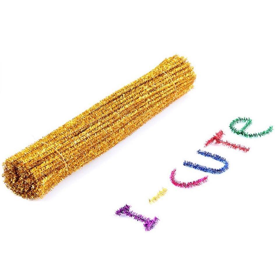10pcs/pack DIY Twisting Bar Glitter Tops Glitter Hairy Glitter Twist Stick Christmas Decoration Accessories (273L) - Image 17
