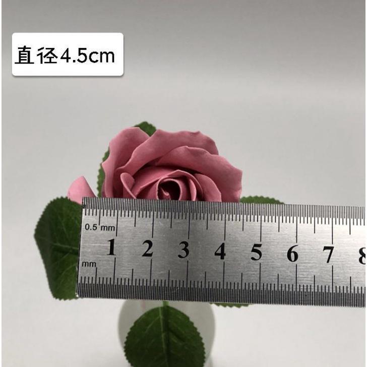 New 4.5cm Rose Soap Flower Romantic Wedding Party Gift Handmade Flower Petals real touch flowers (586L) - Image 4