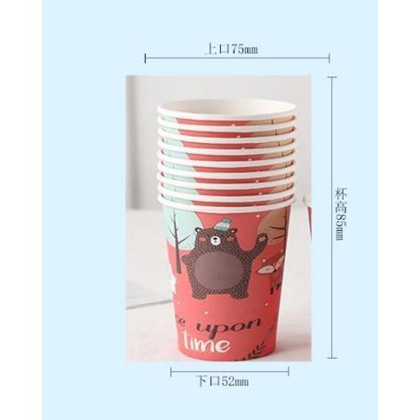 5pcs Party Disposable Bear Car Paper Cups DIY Decoration Baby Shower Kids Birthday Picnic Tableware Supplies(1927L) - Image 5