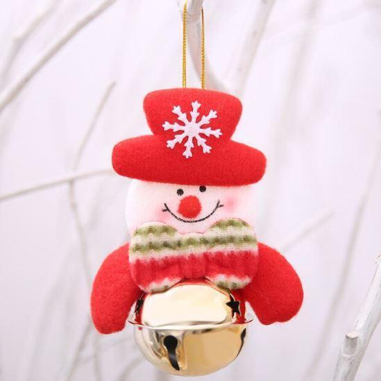 Christmas Decorations Plush ball doll pendant ski Snowman Pendant Christmas Tree Pendant festival decoration(1105L) - Image 11
