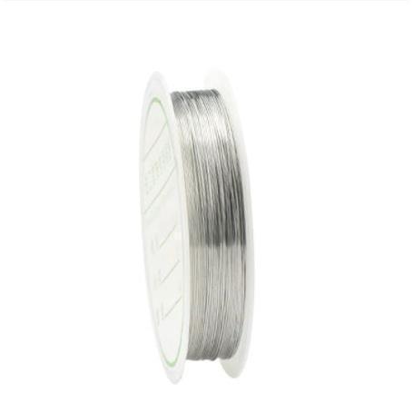 1 Roll (0.2/0.3/0.4/0.6/0.8mm) Alloy Wire Gold Copper Silver Color DIY Craft Beads Cord Copper Wires Beading Wire(1512L) - Image 13