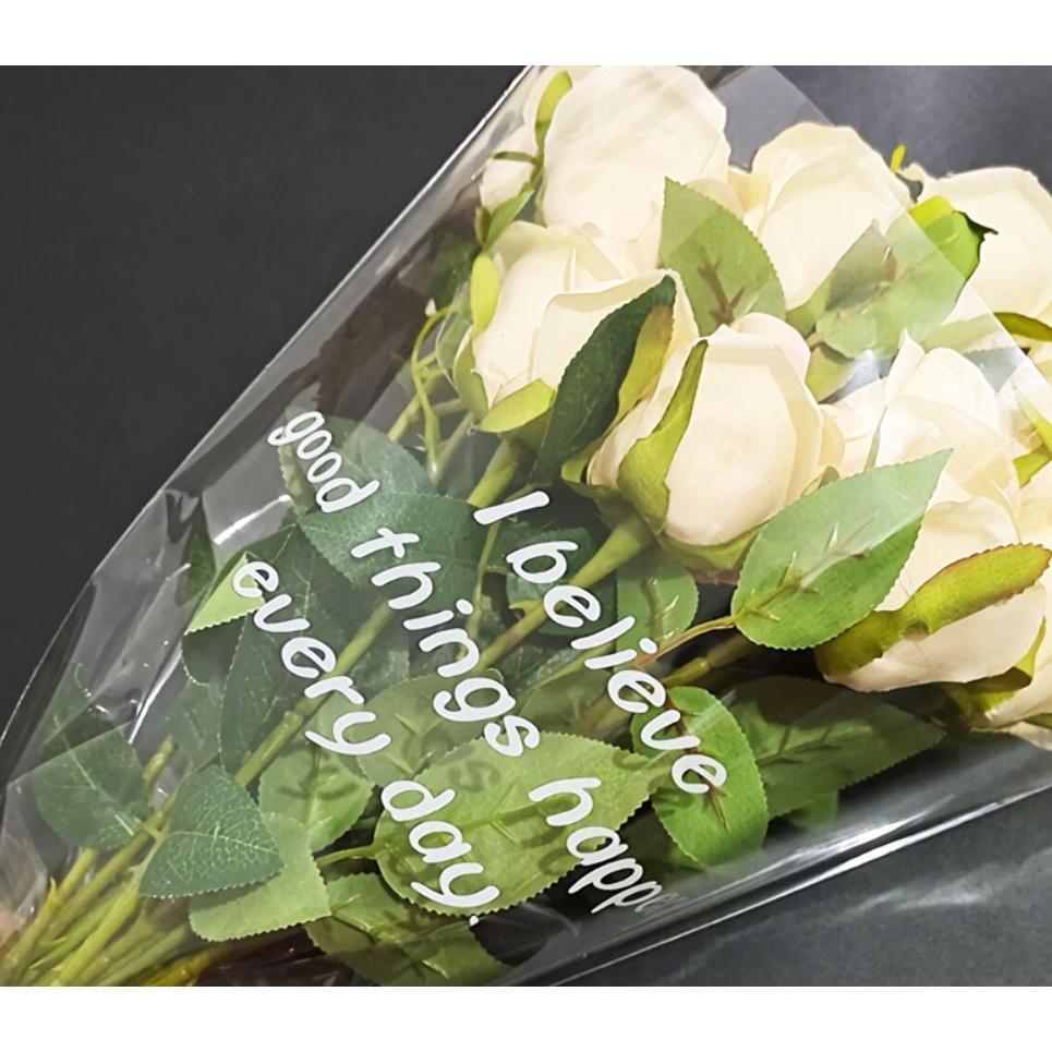 10pcs Flower Wrapping Bags Flower Bouquet Packaging Bags Floral Arrangement Bag(1108L) - Image 3
