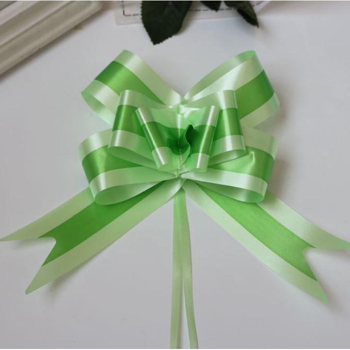 5pcs/bag 50# Colors Organza Pull Bows Ribbon Wedding Centerpieces Wedding Car Decoration Gift Packaging Packing(234L) - Image 15