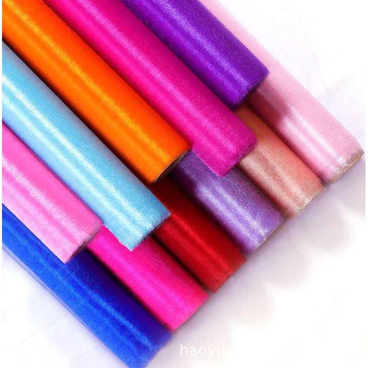 48cm*10yards Wrapped Paper Bouquet Wrapping Paper Material Florist Wrapping Paper Flowers PaperSnowYarnSilkRoll (1324L)