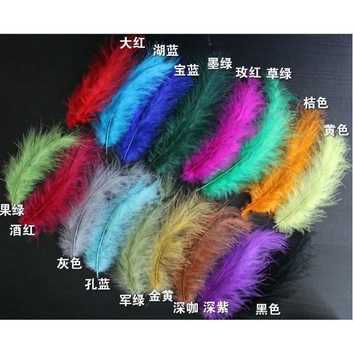 9-15cm Turkey Marabou Feather Boa Soft Fluffy Plume Feather Fans DIY Design Creative Decoration Jewelry(1194L) - Image 5