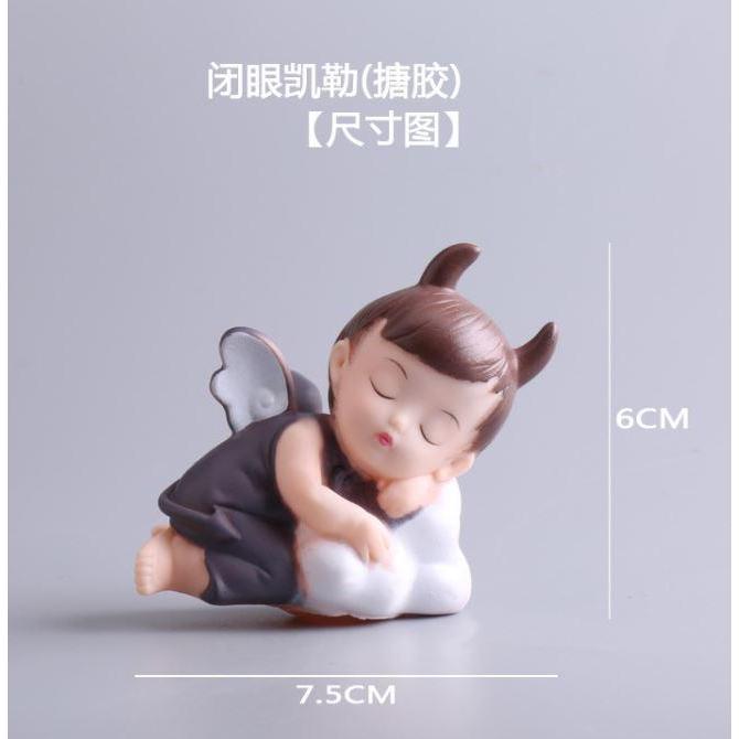 Cartoon Prone Sleeping Angel Cake Decor Ornament Wedding Engagement Kids Birthday Party (970L) - Image 12
