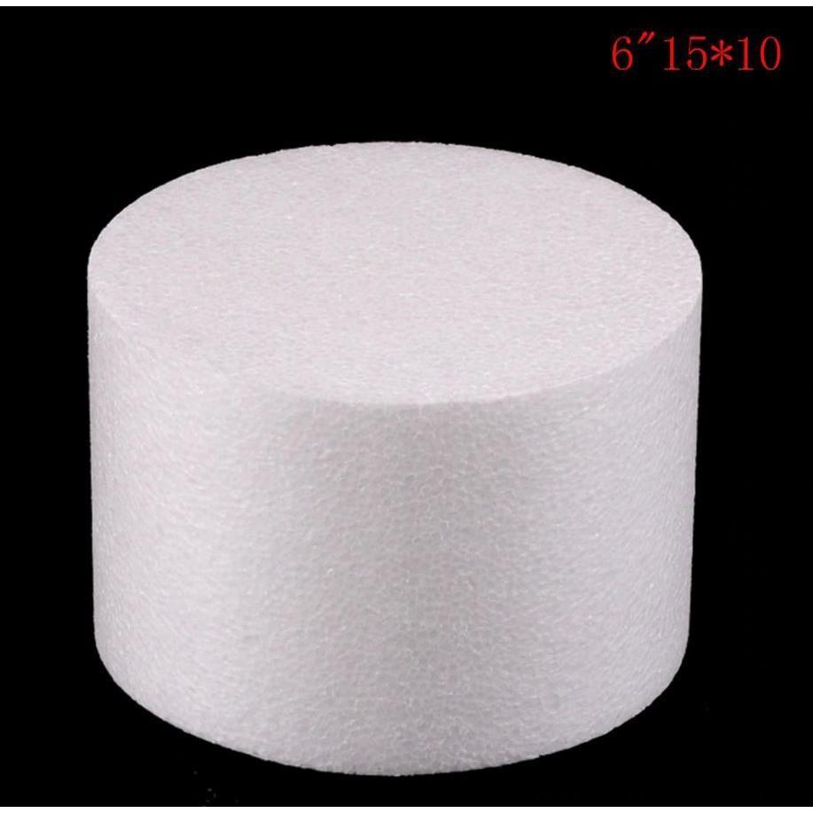 6inch 8inch Round Styrofoam Foam Cake Dummy Sugarcraft Flower Decor Patrice Model(1073L) - Image 6