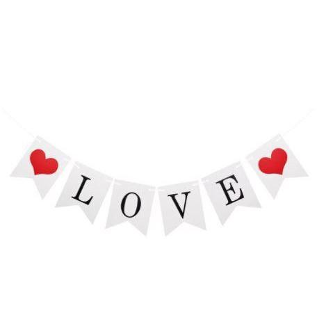 I LOVE YOU Marry Me Bunting Banner Marriage Proposal Engagement Party Deco Supplies Letter String Flag (1123L) - Image 10