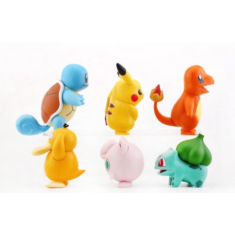Pokemon Action Figures 1pc or Set/6pcs Pikachu Hand-made Duck Turtle Toy Figure Cake Ornaments 皮卡丘公仔(1791L) - Image 3