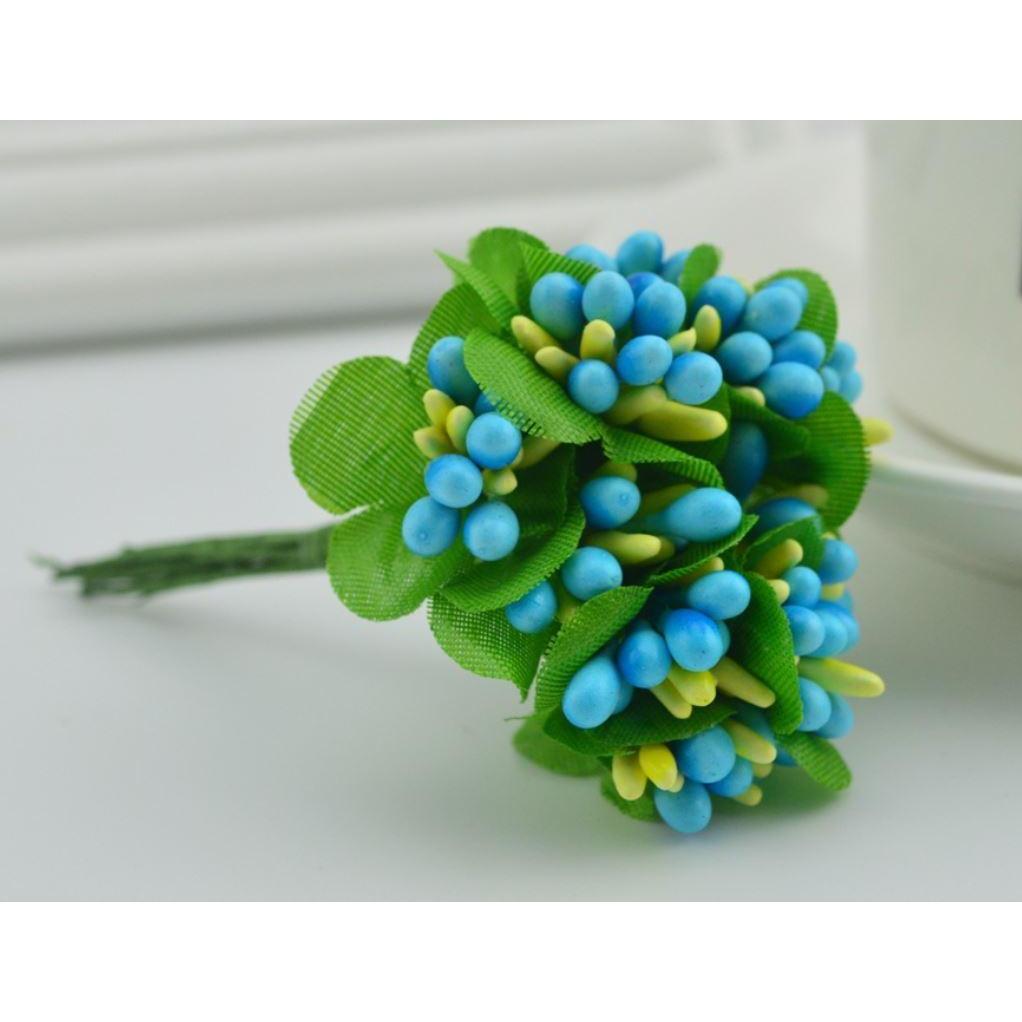 10pcs slik stamen bouquet diy handwork wreaths home wedding decoration Bride headdress gifts Artificial flowers(639L) - Image 4