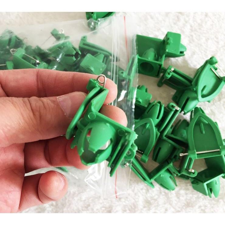 5pcs/10pcs Fashion Wedding Prom Family Corsage Flower Buttonhole Clip Pins Green Corsage Broach Brooch Pin DIY(1385L) - Image 9