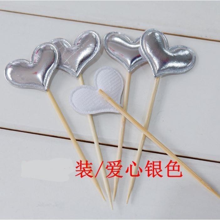 5pcs Star Heart Cake Toppers Adorable Cake Picks PU Cupcake Decor Party Supplies(1462L) - Image 19