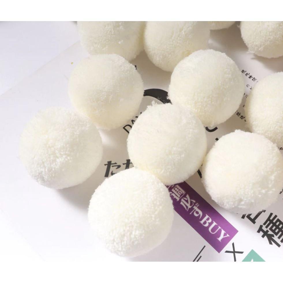 4pcs Colours pompom 5cm 2 kinds of size party home garden wedding decoration clothing DIY sewing children toys(1089L) - Image 3