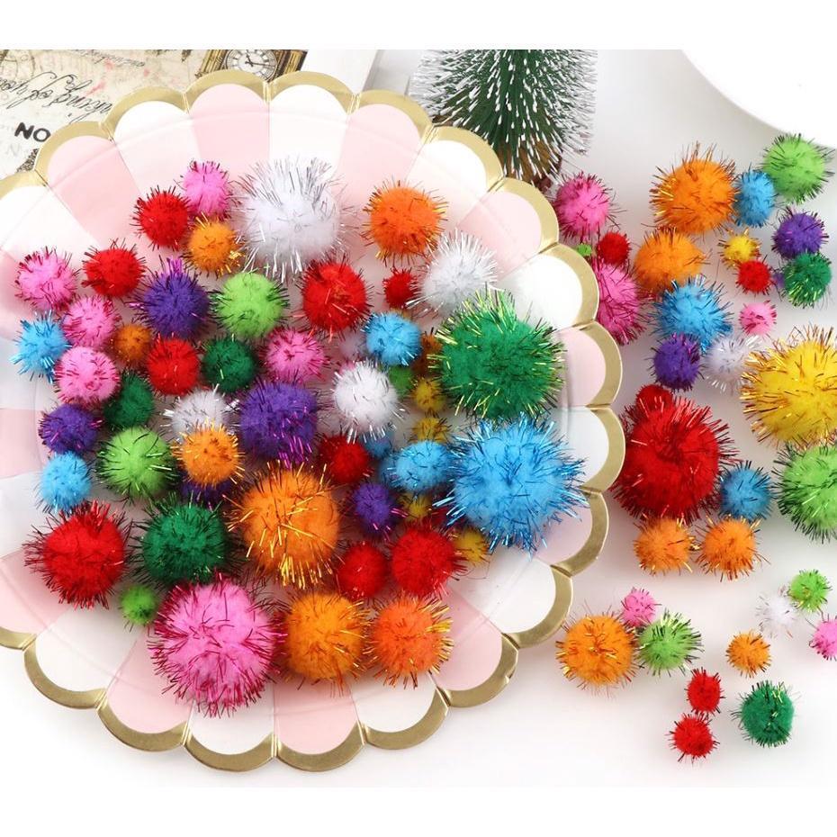 10/15/20/25/30mm DIY Mix Color Mini Option Fluffy Soft Pom Poms Balls Pompoms Ball For Wedding Decor Accessories(1335L) - Image 3