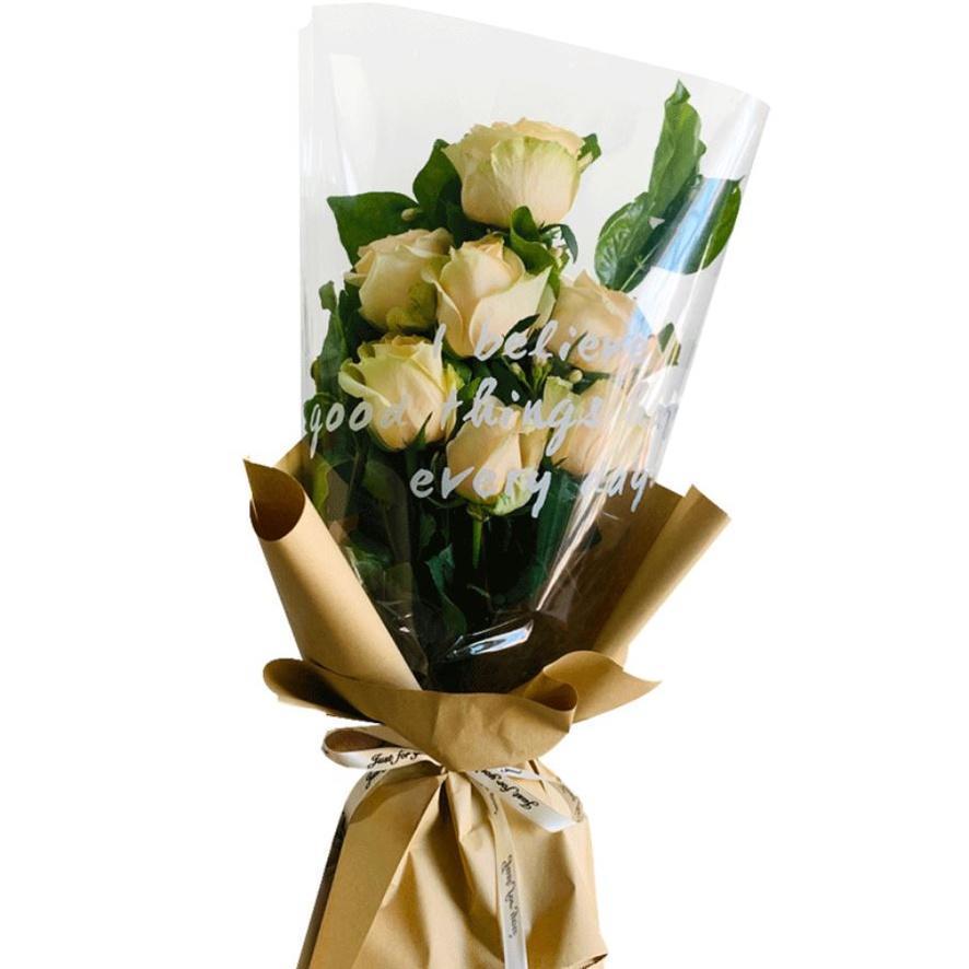 10pcs Flower Wrapping Bags Flower Bouquet Packaging Bags Floral Arrangement Bag(1108L) - Image 5