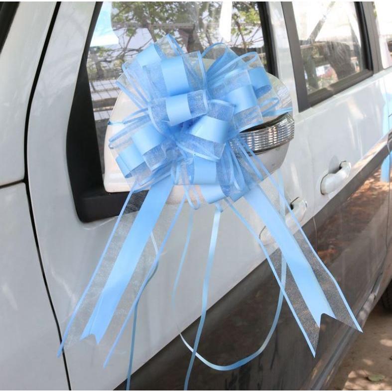 1pcs 65mm large Pull Bow ribbon for bouquet flower Gift Packing Wedding Car Party Decoration(712L) - Image 12