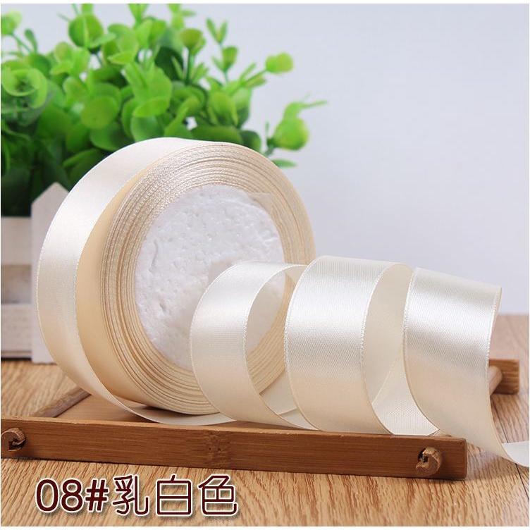 2.5cm Handmade DIY Material Silk Satin Ribbon for Wedding Party Gift Wrap Accessories Sewing Christmas Decoration(533L) - Image 19