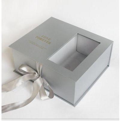 "LOVE FOREVER" Mother Day Valentine's Day Gift Box Jewelry Box Valentines Day Soap Rose Necklace Ring Gift Box(1244L) - Image 8