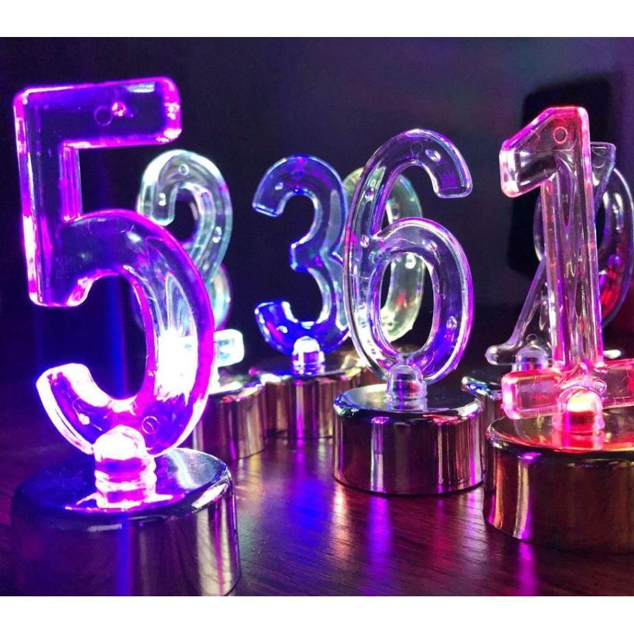 Candle Birthday LED Candle 0-9 Number Light Decorative Letters Automatic Change Lamp Flamless Holiday Birthday(486L) - Image 3