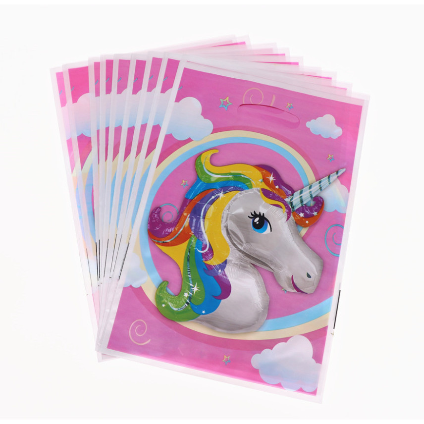 10pcs Cute Cartoon Gift Bags Birthday Party Decoration Goody Biscuit Package Candy Kids Gifts for Baby Shower 回礼袋(2968L) - Image 22