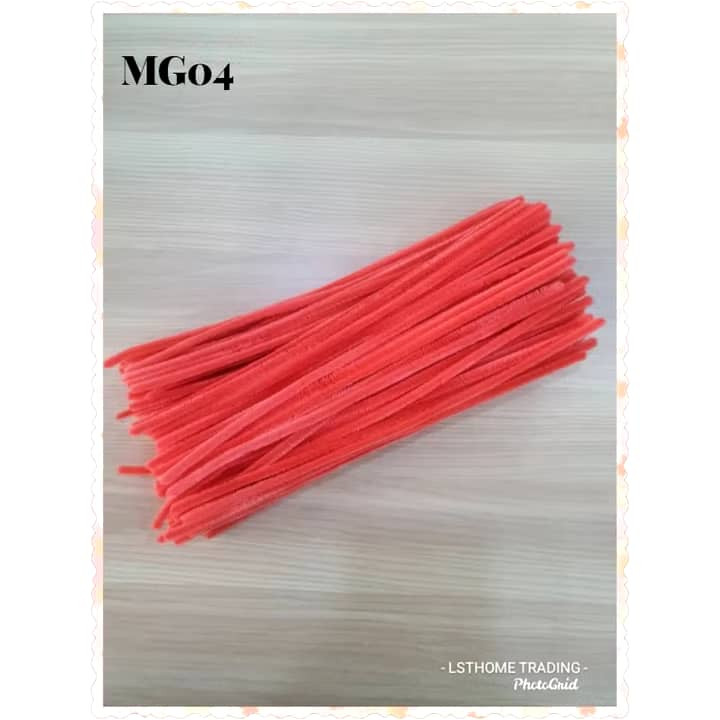 100pcs/lot Kids Creative Colorful Glitter Plush Bend Soft Felt Strip DIY Chenille Sticks Craft Educational Toy (3123L) - Image 23