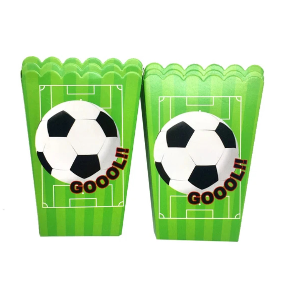 6pcs Cartoon Popcorn Box Treat Kids Birthday Cookie Box Happy Party Baby Shower Favors Popcorn Box 派对爆米花盒 (2952L) - Image 29