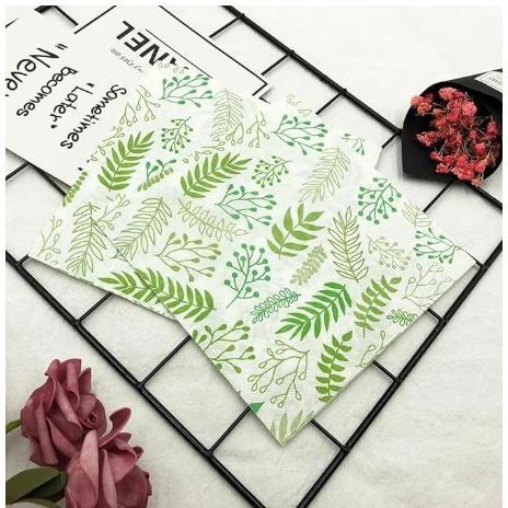 20pcs 33x33cm Square Paper Plant Leaves Printed Tissue Disposable Napkins Festival Wedding Birthday Party Deco(3120L) - Image 23