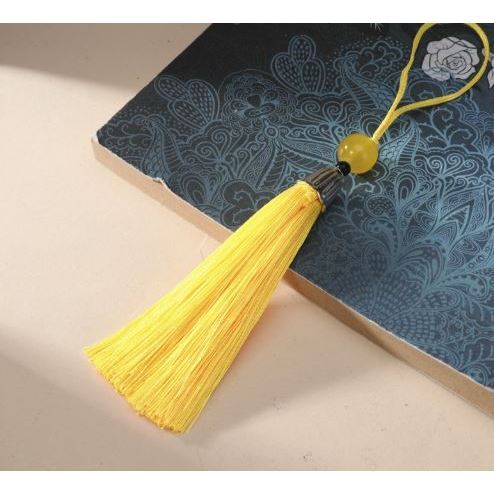 Bookmark Tassel Hanging Tassel with Silver Cap Colored Beads High Quality Beauty Decoration DIY Jewelry Craft (2730L) - Image 21