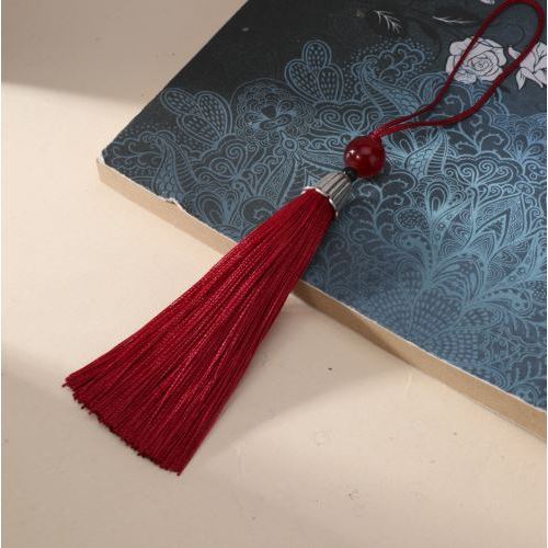 Bookmark Tassel Hanging Tassel with Silver Cap Colored Beads High Quality Beauty Decoration DIY Jewelry Craft (2730L) - Image 22