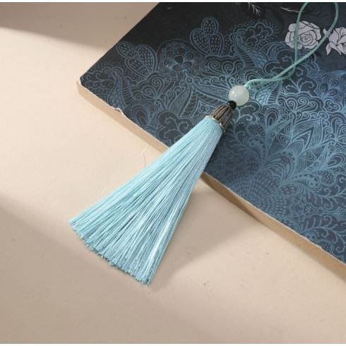Bookmark Tassel Hanging Tassel with Silver Cap Colored Beads High Quality Beauty Decoration DIY Jewelry Craft (2730L) - Image 24