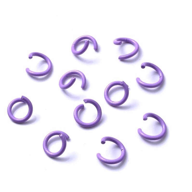 20pcs 8mm open Jump Rings Split Rings Connectors for DIY Jewelry Findings Making bracelet necklace earring (2502L) - Image 23
