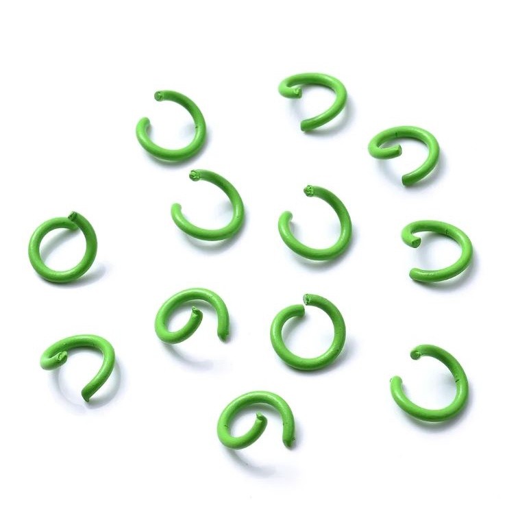 20pcs 8mm open Jump Rings Split Rings Connectors for DIY Jewelry Findings Making bracelet necklace earring (2502L) - Image 24