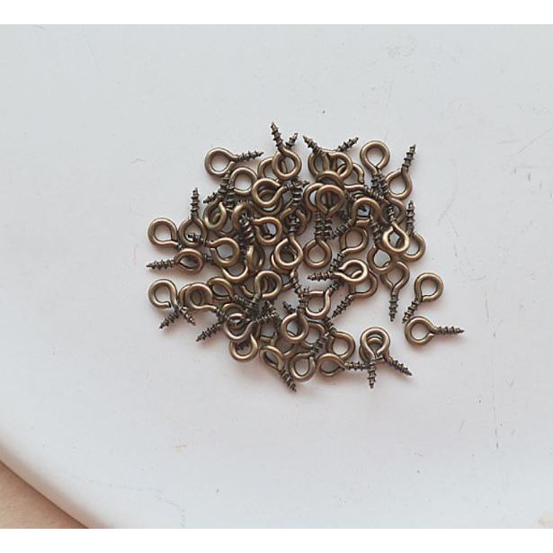 10/20pcs Small Tiny Mini Eye Pins Eyepins Hooks Eyelets Screw Threaded Stainless Steel Clasp Hook Jewelry Finding(2272L) - Image 20