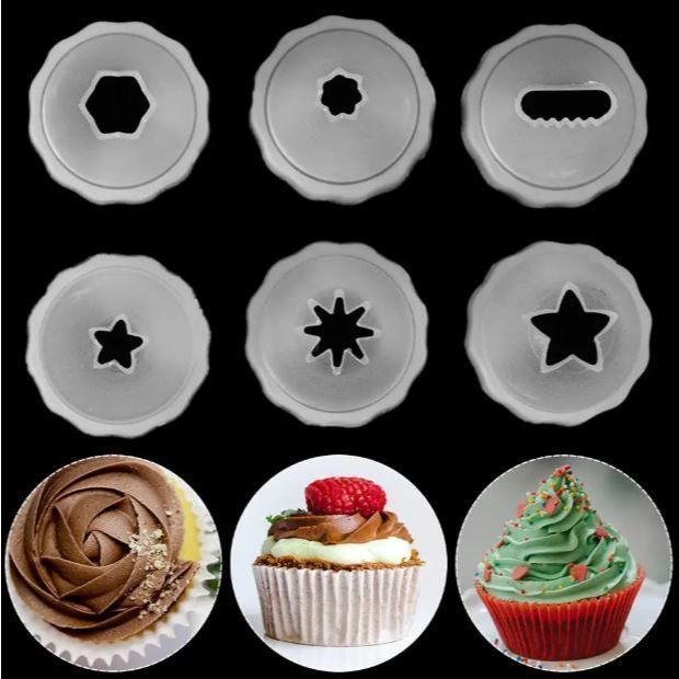 10pc Piping Icing Nozzles Plastic Flower Nozzle Pastry Baking Tool Simulation Cream Glue Ice Cream Tool Cake Decor(3141L - Image 6
