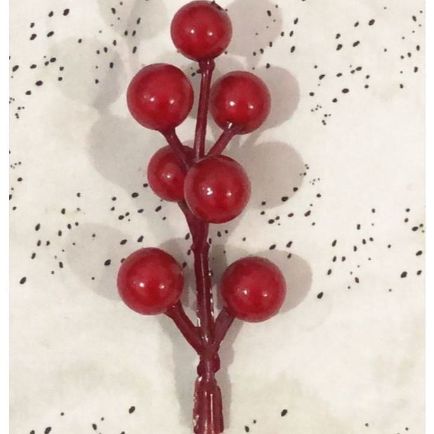 Artificial Christmas Red Berries Multi Type Foam Berries Branches For Christmas DIY Wreath Supply Xmas Tree Decor(2098L) - Image 14