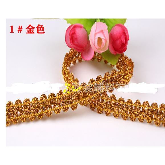 1yard Sewing Accessories Embroidery Braid Twist Fabric Cord Lace Trim Sewing T Edge Craft Decorative Ribbon (3085L) - Image 3