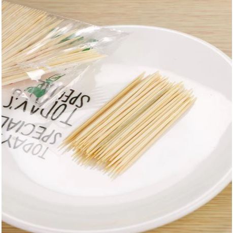 100pcs/Bag Bamboo Toothpick Disposable Natural Toothpick Family Restaurant Accessories Fruit Single Tooth Stick(3116L) - Image 6