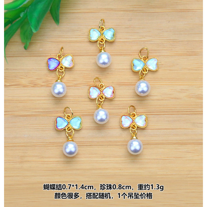 Jade Green Fortune Brand Pendant Color-preserving Ancient Golden Fortune Brand Bracelet Pendant DIY (3080L) - Image 12