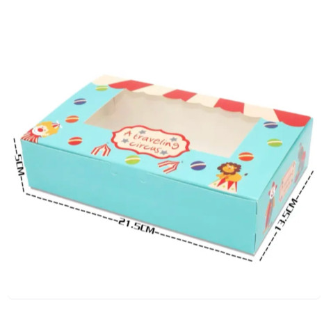 Kraft Paper Boxes For Packaging Cupcake Pink Window Flower Gift Wedding Bags For Cake Candy Cookies Toy Party (3151L) - Image 10