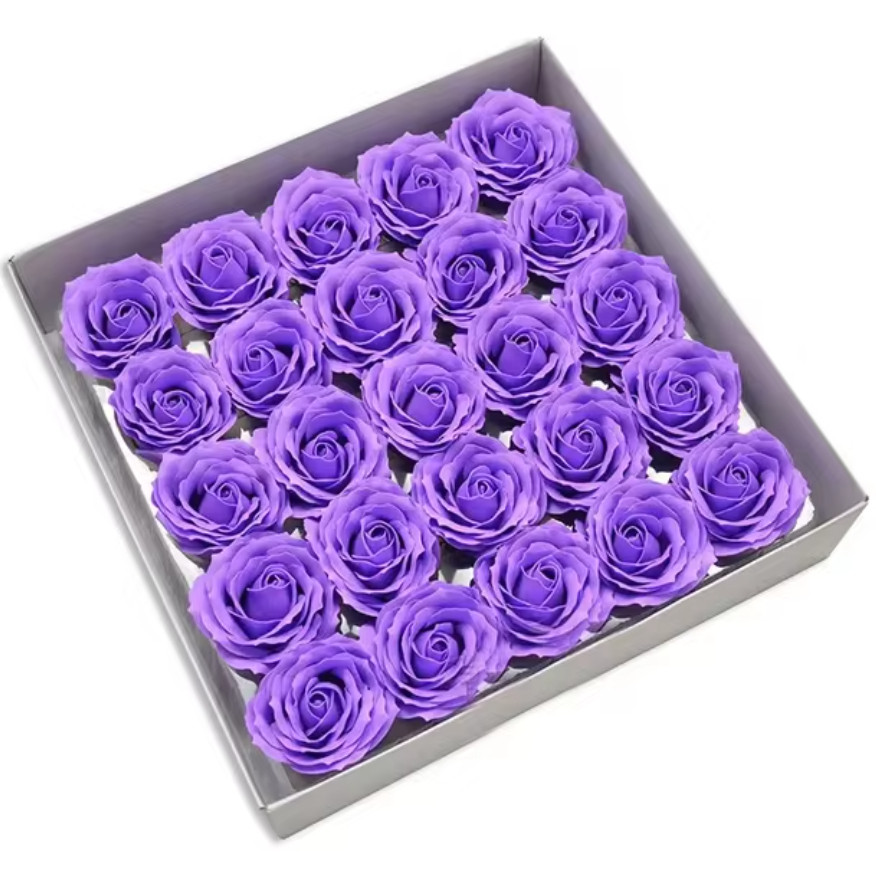 25pcs 6layer 7cm Soap Rose Artificial Flower Wedding Home Furnishings High Quality Superior Valentine'S Day(2083L) - Image 15